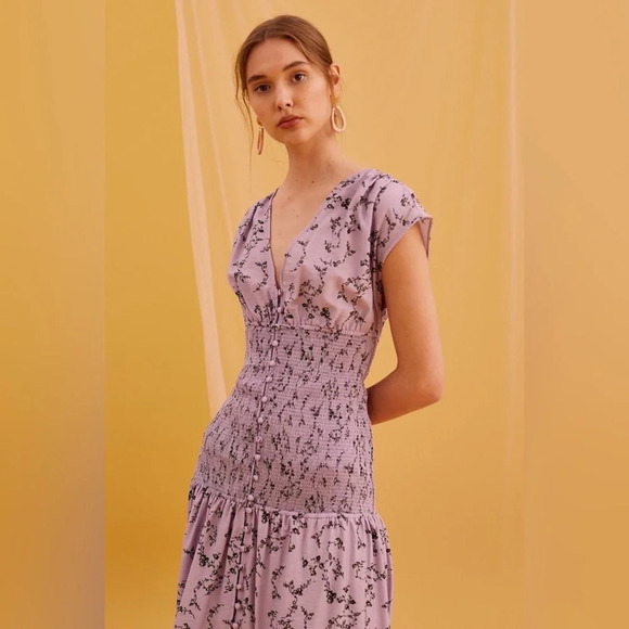 Keepsake Secure Midi Dress  Lilac size 00 - Picture 3 of 10